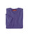 Men's Pima Cotton Jersey V-Neck T-Shirt in Purple
