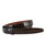 Men's Trafalgar Genuine Alligator 1" Compression Belt Strap in Dark Brown