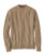 Men's Camel Hair Cable Knit Crew Neck Sweater Made in Scotland