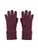 Johnstons Cashmere Ribbed Cuff Gloves in Heather