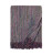SFERRA Wool and Alpaca Colorato Sofa Throw Blanket in Royal Purple