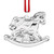 Reed & Barton 2023 Sterling Silver Rocking Horse (Baby's First Christmas)