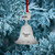 Wallace 2024 Silverplate Grande Baroque Bell Ornament - 30th Edition (Santa in Sleigh Finial)