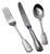 Fiddle Thread and Shell Cutlery Collection in Silverplate