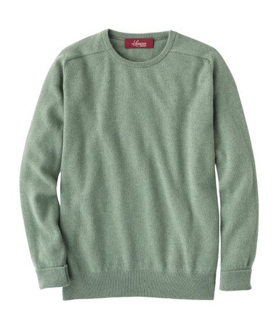 Men's Cashmere Sweaters: Cashmere Crew Neck Sweater With Saddle ...