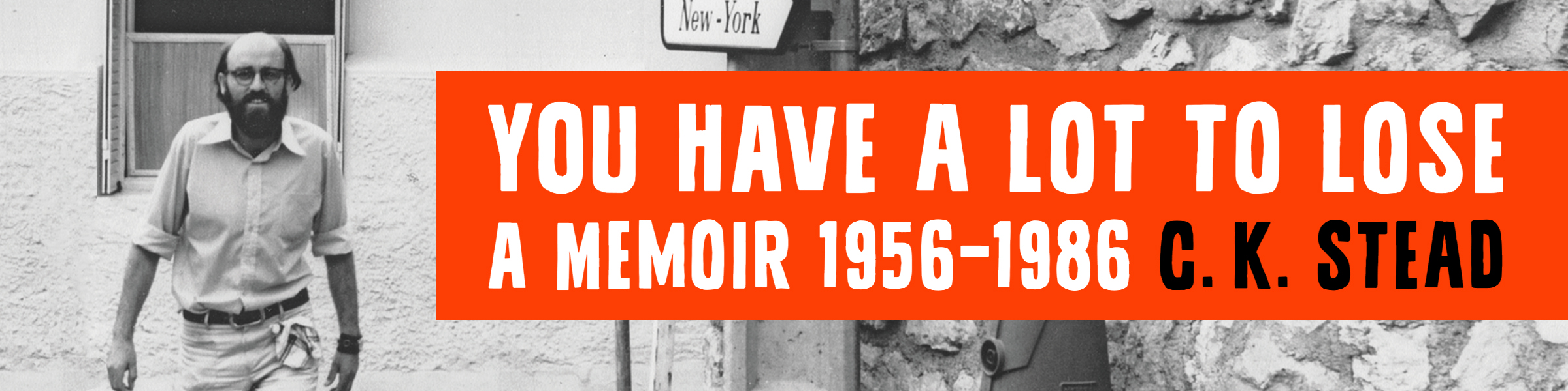 YOU HAVE A LOT TO LOSE: A MEMOIR, 1956&ndash;1986 C. K. Stead