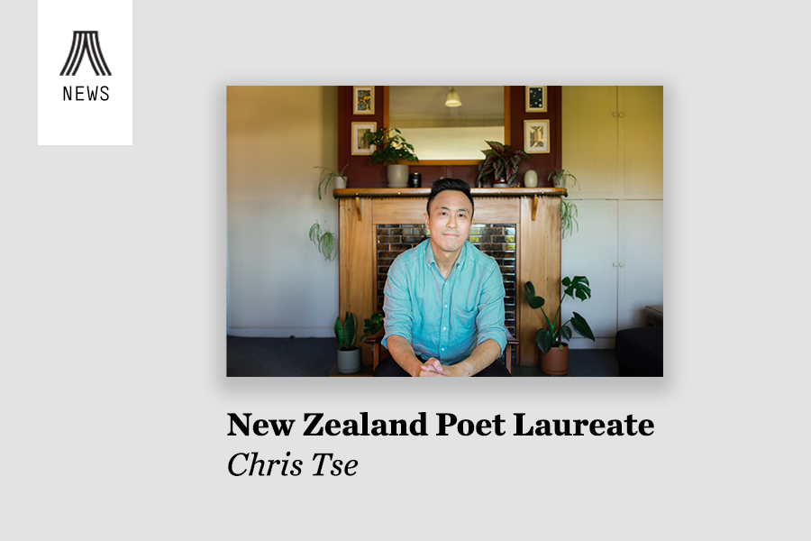 Chris Tse announced as the New Zealand Poet Laureate for 20222024