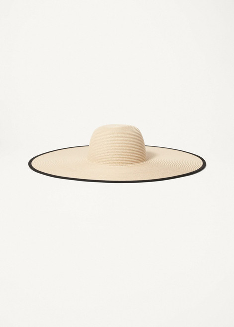 Wide-Brim Straw Hat