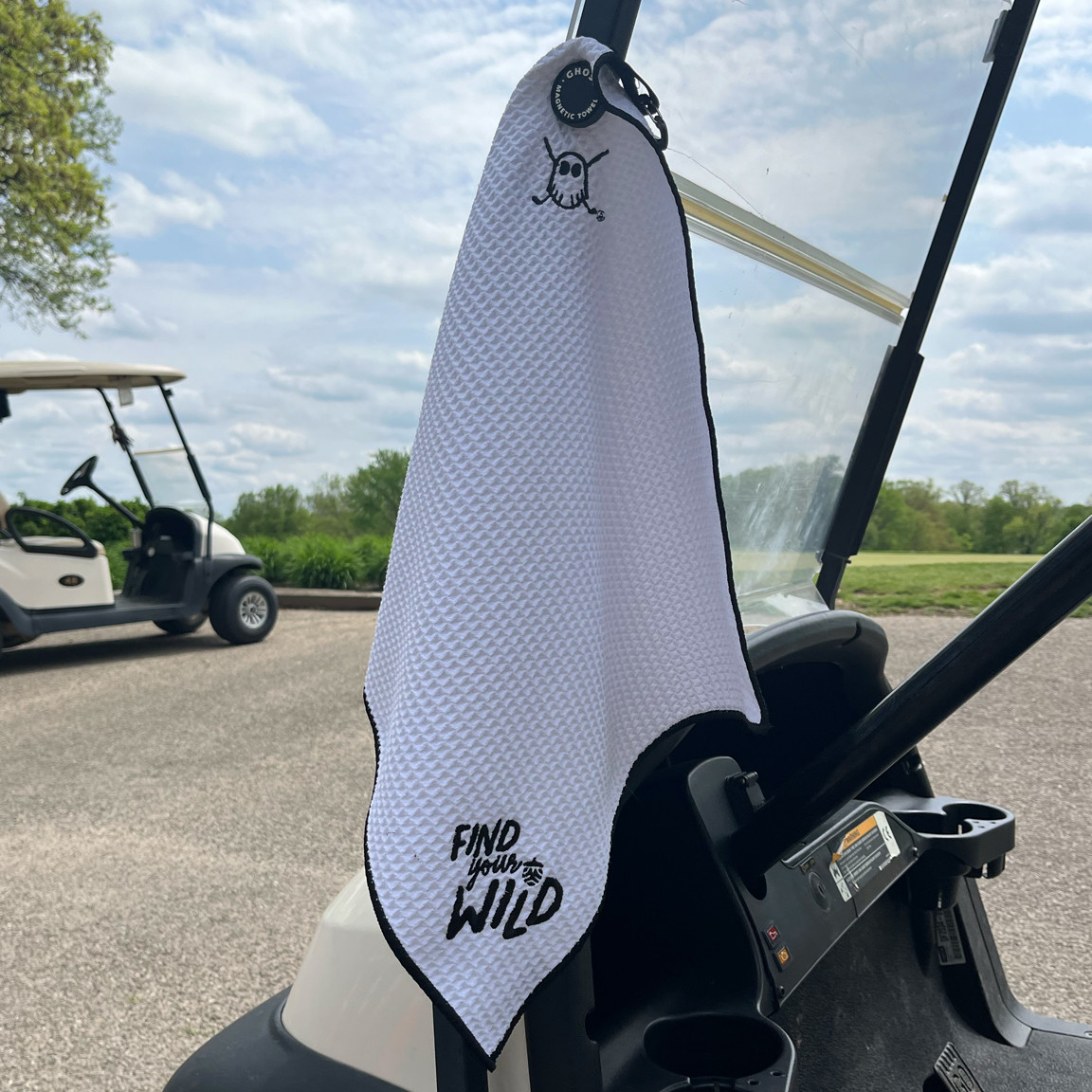 Ghost Golf Find Your Wild Magnetic Towel