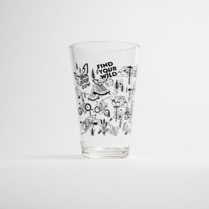 Great Parks multi-print clear silipint glass