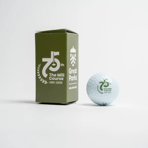 The Mill 75th Anniversary Titleist Pro V1 2 Pack