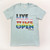 Great Parks 'Live Wide Open' rainbow tee Great Parks 'Live Wide Open' rainbow tee