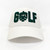 GOLF Hat in white with black logo