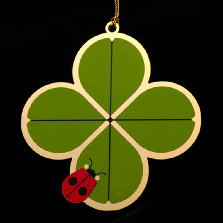 Charley Harper Doublucky Brass Adornment