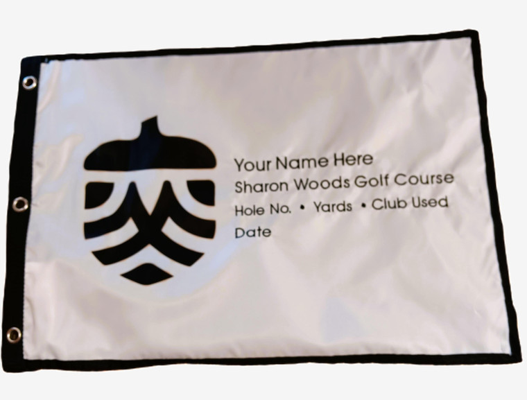 Hole In One Flag with Custom Embroidery