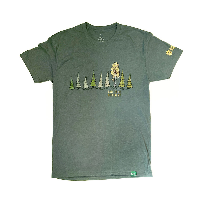 Dare to be Different Tee forest green