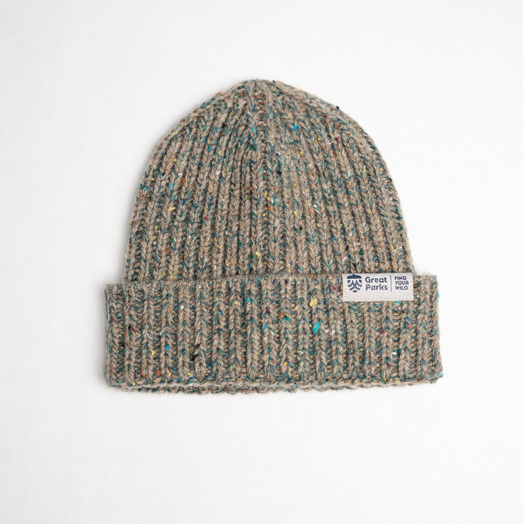 Great Parks Winter Beanie Grey Fleck
