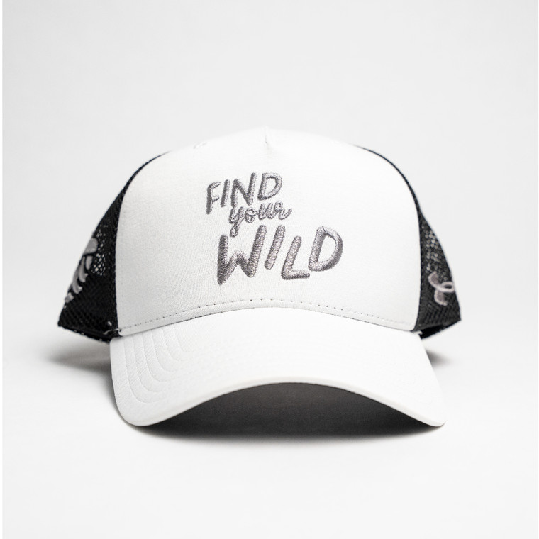 Find Your Wild UA Hat - White/Gray/Navy