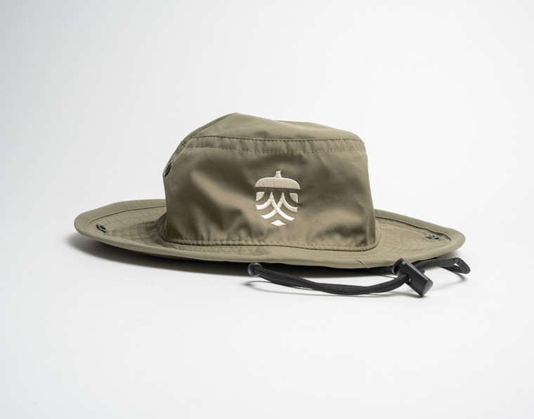 Great Parks Acorn Cool Fit Bucket Hat in moss