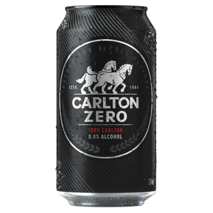 Carlton Zero 375mL Cans 24 Pack