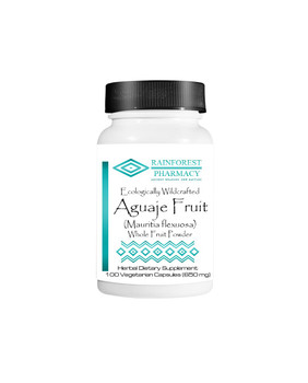 Aguaje Whole Fruit Powder - 100 Capsules by Rainforest Pharmacy