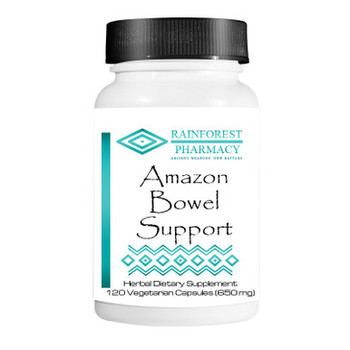 Amazon Bowel Support 120 Vegetarian Capsules 650 mg