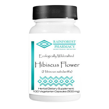 Hibiscus flower - 100 Vegetarian Capsules/500 mg