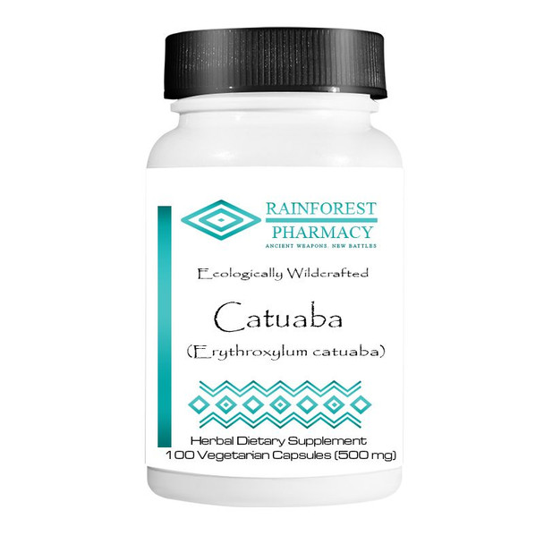 Catuaba 100 Vegetarian Capsules by Rainforest Pharmacy