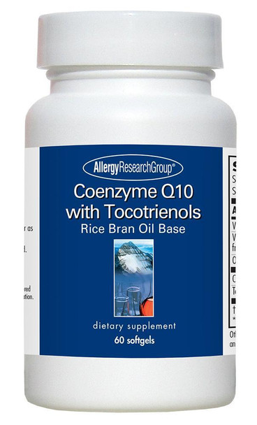 Coenzyme Q10 with Tocotrienols 60 Softgels (Allergy Research Group)