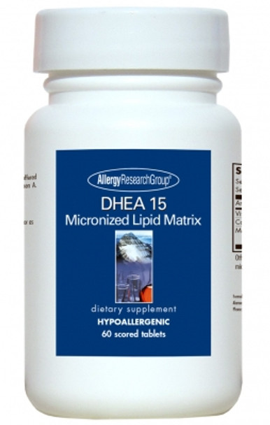DHEA 15 mg 60 Scored Tablets (Allergy Research Group)