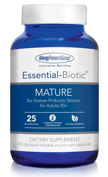 Essential-Biotic MATURE 60 delayed-release vegetarian capsules (Allergy Research Group)