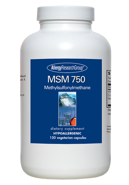 MSM 750 mg 150 Vegetarian Capsules (Allergy Research Group)
