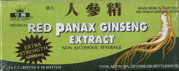 Royal King Red Panax Ginseng Extractum - 6,000 mg equivalency ... wow!