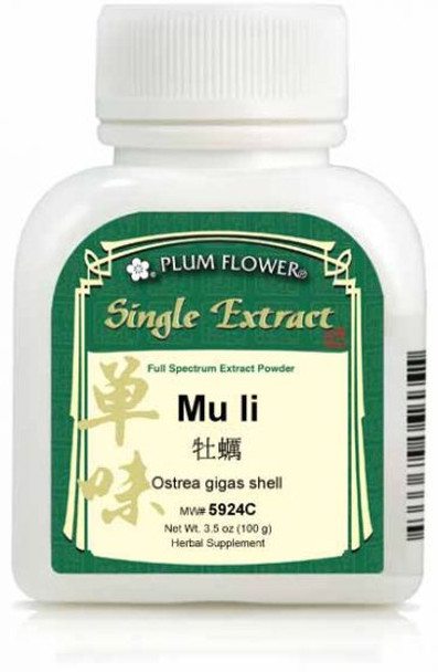Mu Li, extract powder