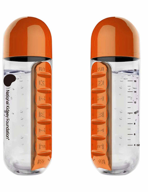 NKF Water Bottle and Pill Case - 60/pk