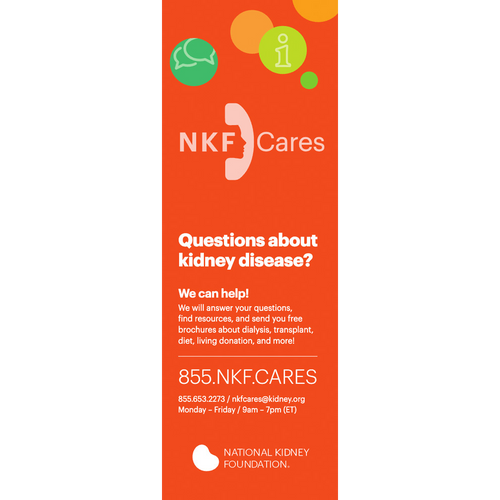 NKF Cares bookmarks (ENG/SP) 100/pk