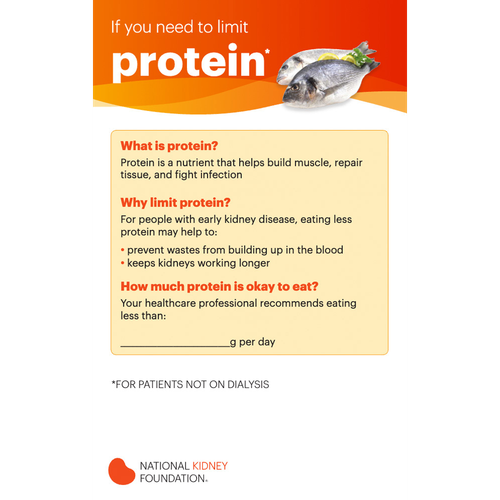 Nutrition Tool: Protein (ENGLISH) 25/pk