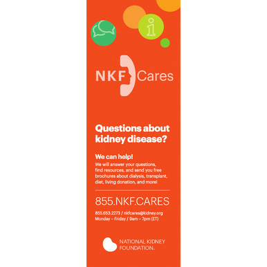 NKF Cares bookmark (ENG/SP) 150/Pk