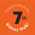 Kidney Walk 7-YR stickers 100/roll