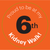 Kidney Walk 6-YR stickers 100/roll