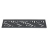 Iron Age Raw Cast Iron Mini Channel Locust Grate Iron Age Raw Cast Iron Mini Channel Locust Grate