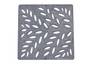 NDS Square Decorative Botanical Cast Iron Grate for 12" Basin NDS Square Decorative Botanical Cast Iron Grate for 12" Basin