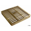 NDS  Square Brass Grate for 9" Basin 930B