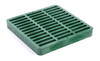 NDS Square Plastic Grate for 9" Basin - Green (Box of 8)