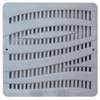 NDS Square Decorative Wave Grate for 12" Basin - Gray (Box of 8) NDS Square Decorative Wave Grate for 12" Basin - Gray (Box of 8)