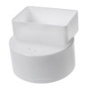 PVC 4" x 6" x 6" SDR35 Downspout Adapter Offset (Box of 15)