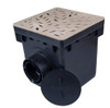 NDS 12" Catch Basin Kit w/ Sand Decorative Botanical Grate NDS 12" Catch Basin Kit w/ Sand Decorative Botanical Grate