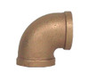 1/2" Bronze 90 Elbow (1/4) (FPT x FPT)