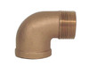 3/4" Bronze Street 90 Elbow (1/4) (FPT x MPT)
