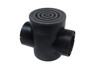 Spee-D Basin Double Outlet with Cast Iron Bullseye Grate Spee-D Basin Double Outlet with Cast Iron Bullseye Grate